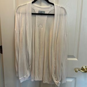 Joan Vass white cardigan